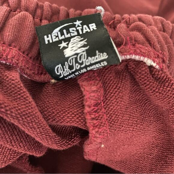 Sp5der Maroon Burgundy V2 Sweatpants Mens size small - Picture 9 of 9